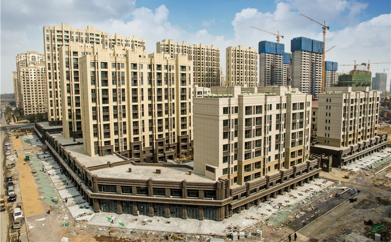 水包砂效果圖片案例[青島海達(dá)如意金岸]